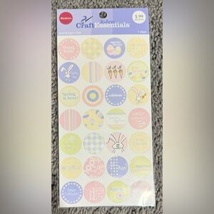 $1 Essentials Easter Sticker Sheet - Multicolor $1 WITH ANY $10 ORDER OR MORE